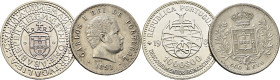 PORTUGAL. Carlos I. 500 reis. 1891. 1.000 escudos. 1983. República descubrimientos del renacimiento…Lote de 2