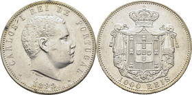 PORTUGAL. Carlos I. Lisboa. 1.000 reis. 1899. EBC/EBC+