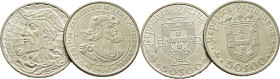 PORTUGAL. 50 escudos. Vasco de Gama. 1969. Álvarez de Cabral. 1968. EBC o algo mejor. Tono. Lote de 2
