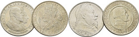 SUECIA. Gustavo V. 2 kro. 1921 y 1932. EBC y SC-. Lote de 2