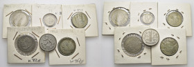 SUECIA. Gustavo V y Gustavo Adolfo. 1 kro. 1946, 1947 y 1955. 50 ore. 1953… Lote de 6