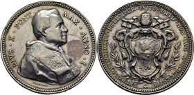 VATICANO. Pío X. Medalla conmemorativa de los fastos de su primer año del papado