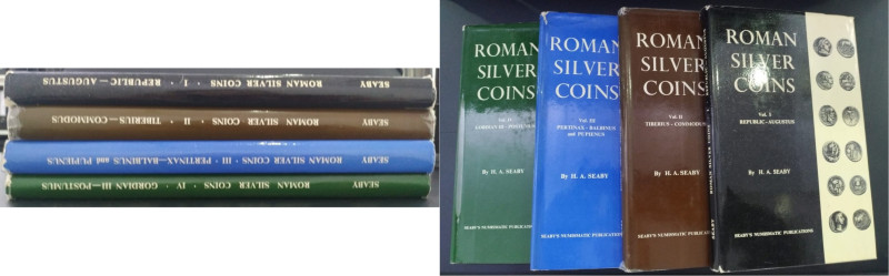 ROMAN SILVER COINS. H. A. Seaby. Londres 1967 a 1971. Cuatro volúmenes: vol.I. R...