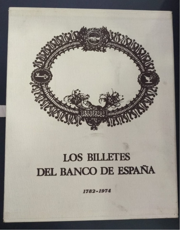 BILLETES DEL BANCO DE ESPAÑA 1782- 1974. VVAA. Madrid 1974 XVI + 404 páginas. Ex...