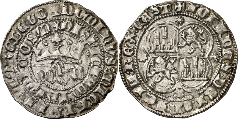 Juan I (1379-1390). Sevilla. Real. (AB. 539). Atractiva. Escasa así. 3,43 g. EBC...