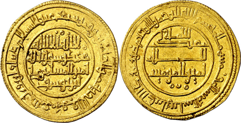 Almorávides. AH 500. Ali ibn Yusuf. Valencia. Dinar. (V. 1592) (Hazard 222) (Cru...