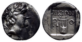LYCIA, Rhodiapolis, League Coinage, (2nd-1st century B.C.), silver drachm, (14mm, 3.00 g), obv. head of Apollo laureate to right, [bow behind head], r...