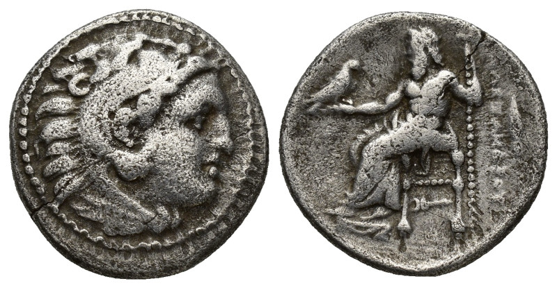 Kings of Macedon. Kolophon. Alexander III "the Great" 336-323 BC. Struck under P...