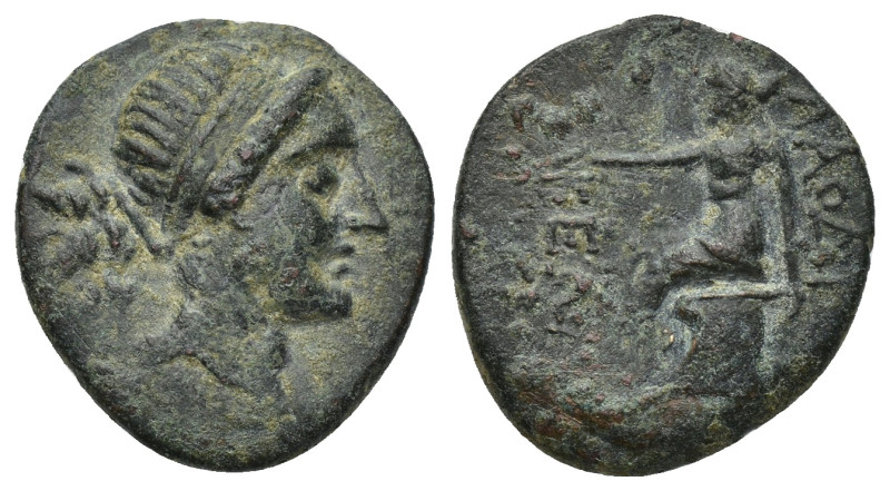 PHRYGIA. Laodikeia. Ae (17mm, 3.72 g) (Circa 200-133 BC). Obv: Head of Aphrodite...