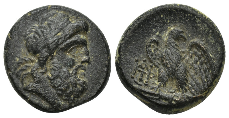 KINGS OF GALATIA. Deiotaros (Circa 62-40 BC). Ae. (18mm, 7.00 g) Obv: Laureate h...