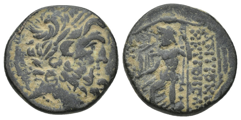 Seleucis and Pieria. Antioch circa 31-27 BC. Bronze Æ (20mm, 6.26 g). Laureate h...
