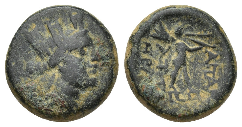 PHRYGIA. Apameia. Ae (15mm, 3.90 g) (Circa 88-40 BC). Attalos, son of Bianor, eg...