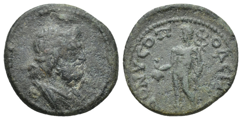 PHRYGIA. Hierapolis. Pseudo-autonomous (3rd century). Ae. (19mm, 3.61 g) Obv: Dr...