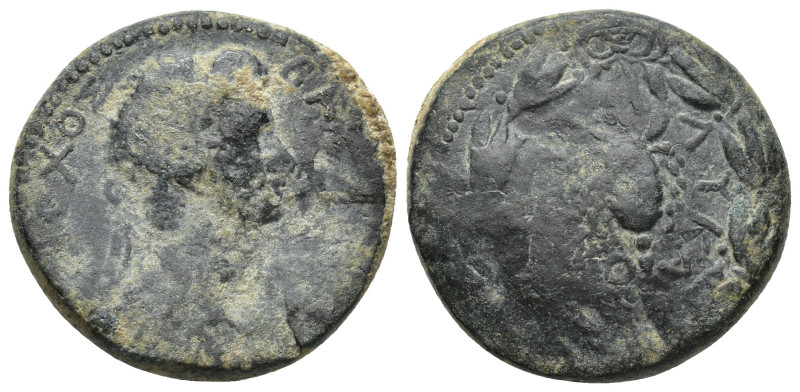 KINGS OF COMMAGENE. Antiochos IV Epiphanes, AD 38-72. AE (26mm, 16.31 g). BAΣIΛΕ...