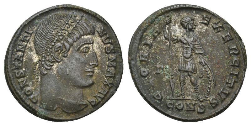 Constantine I. AD 307/310-337. Æ Follis (19mm, 3.16 g). Constantinople mint, 3rd...