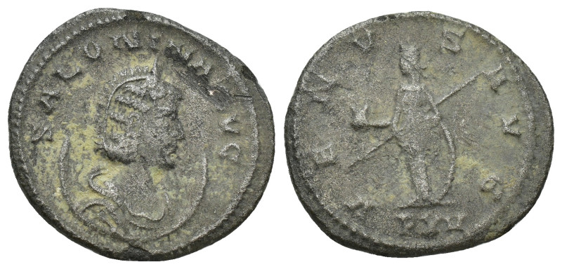 Salonina. Augusta, A.D. 254-268. AE antoninianus (19mm, 2.74 g). Antioch mint, s...