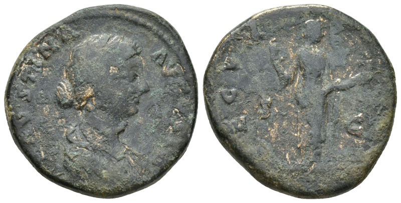 Faustina Junior (Augusta, 147-175), Sestertius, Rome, 163-4. AE (30mm, 23.65 g)....