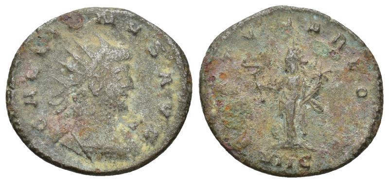 Gallienus (253-268). Antoninianus (20mm, 2.72 g). Antioch. Radiate and cuirassed...