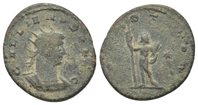 Gallienus (AD 253-268). BI antoninianus (20mm, 3.43 g). Rome, 6th officina, AD 2...