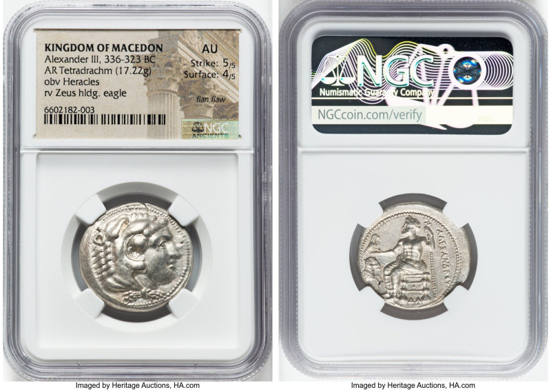 MACEDONIAN KINGDOM. Alexander III the Great (336-323 BC). AR tetradrachm (25mm, ...