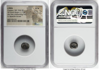 LYDIAN KINGDOM. Croesus (ca. 561-546 BC). AR sixth-stater or hecte (10mm, 1.77 gm). NGC XF S 5/5 - 4/5. Sardes, ca. 550-546 BC. Confronted foreparts o...