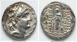 SELEUCID KINGDOM. Antiochus VII Euergetes (Sidetes) (138-129 BC). AR tetradrachm (30mm, 16.15 gm, 12h). VF. Posthumous issue of Cappadocian Kingdom, u...