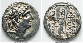 SELEUCID KINGDOM. Antiochus VII Euergetes (Sidetes) (138-129 BC). AR tetradrachm (28mm, 16.42 gm, 12h)VF. Posthumous issue of Cappadocian Kingdom, und...