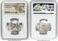 ELYMAIS KINGDOM. Kamnaskires V (ca. 54-32 BC). AR tetradrachm (29mm, 1h). NGC Choice XF. Seleucia ad Hedyphon. Diademed, draped bust of Kamnaskires V ...
