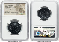 Titus, as Caesar (AD 79-81). AE dupondius (22mm, 13.04 gm, 5h). NGC Fine 4/5 - 3/5. Rome, AD 73. T CAESAR IMP COS II CENS, radiate head of Titus right...