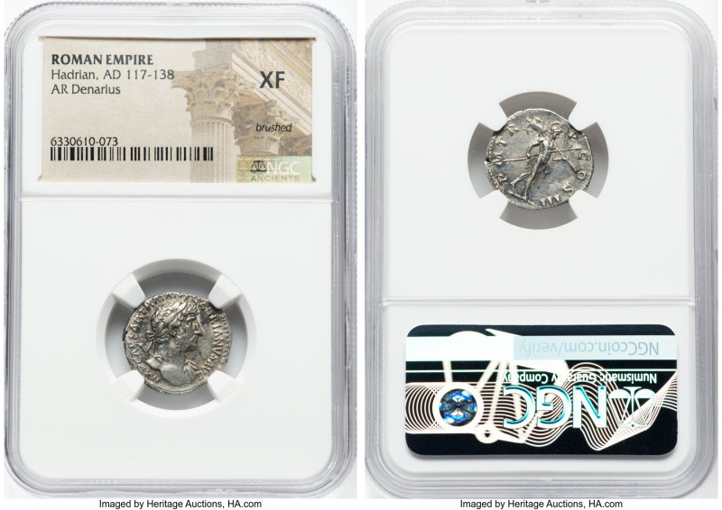 ANCIENT LOTS. Roman Imperial. Lot of five (5) AR denarii. NGC Fine-XF, brushed, ...