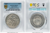 Confederation "Schaffhausen Shooting Festival" 5 Francs 1865 MS63 PCGS, KM-XS8, Richter-1054. HID09801242017 © 2022 Heritage Auctions | All Rights Res...