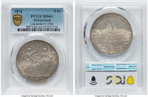 Confederation "Lausanne Shooting Festival" 5 Francs 1876 MS64 PCGS, KM-XS13, Richter-1560. HID09801242017 © 2022 Heritage Auctions | All Rights Reserv...