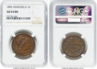 Republic Centavo 1852-(l) AU53 Brown NGC, London mint, KM-Y6. One year type. HID09801242017 © 2022 Heritage Auctions | All Rights Reserved
