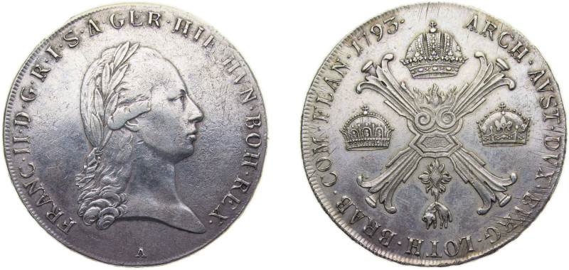 Belgium Austrian Netherlands Possession 1793 A 1 Kronenthaler - Franz II (Type I...