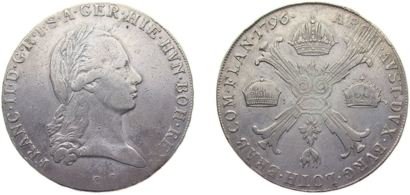 Belgium Austrian Netherlands Possession 1796 C 1 Kronenthaler - Franz II (Type I...