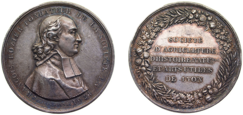 France Kingdom 1834 Medal - Société d’agriculture, histoire naturelle et arts de...