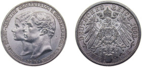 Germany Grand duchy of Saxe-Weimar-Eisenach Second Empire 1903 A 2 Mark - Wilhelm Ernst (Duke's Marriage) Silver (.900) Berlin Mint (40000) 11.111g UN...