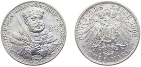 Germany Grand duchy of Saxe-Weimar-Eisenach Second Empire 1908 A 2 Mark - Wilhelm Ernst (Jena University) Silver (.900) Berlin Mint (50000) 11.111g UN...