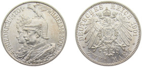 Germany Kingdom of Prussia Second Empire 1901 A 2 Mark - Wilhelm II (Kingdom of Prussia) Silver (.900) Berlin Mint (2600000) 11.111g UNC KM525 J105