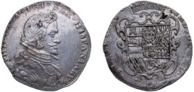 Italy Duchy of Milan Italian states 1657 1 Filippo - Filippo IV Silver 28g AU KM55 Dav ECT4003 N&V382 MIR364