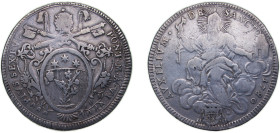 Italy Papal States Italian states 1780 VI 1 Scudo - Pius VI (AVXILIVM DE SANCTO - Holy Mother Church) Silver (.917) 26g VF KM1216 Dav ECT1471 Berman29...