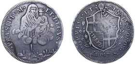 Italy Republic of Bologna Italian states 1797 1 Scudo (Revolutionary coinage; Type II - with tree) Silver (.833) 28.8g VF KM340 Dav ECT1358 MIR2859 Mu...