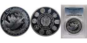 Peru Republic 2002 1 Nuevo Sol (Ibero-American Series V - Navigation, Ceramics) Silver (.925) (17000) 24.98g PCGS PR 68 KM334