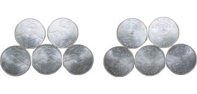 Portugal Third Republic ND (1976) 250 Escudos (Carnation Revolution) 5 Lots Silver (.680) 25g KM604 GomesR 139.01