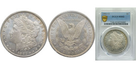 United States Federal Republic 1883 O 1 Dollar "Morgan Dollar" Silver (.900) (.100 copper) New Orleans Mint (8725000) 26.73g PCGS MS 62 KM110