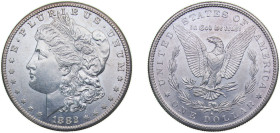 United States Federal republic 1892 S 1 Dollar "Morgan Dollar" Silver (.900) (.100 copper) San Francisco Mint (1200000) 26.73g UNC KM110