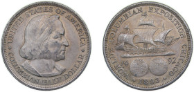 United States Federal republic 1893 ½ Dollar (Columbian Exposition) Silver (.900) Philadelphia Mint (1550405) 12.5g AU KM117