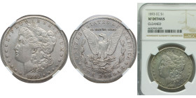 United States Federal republic 1893 1 Dollar "Morgan Dollar" Silver (.900) (.100 copper) Carson City Mint (378000) 26.73g NGC XF KM110