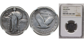 United States Federal republic 1927 S ¼ Dollar "Standing Liberty Quarter" (Stars Below Eagle) Silver (.900) (.100 copper) San Francisco Mint (396000) ...