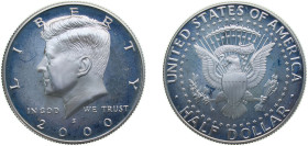 United States Federal republic 2000 S ½ Dollar "Kennedy Half Dollar" (Silver Proof Issue) Silver (.900) San Francisco Mint (965921) 12.5g PF KMA202c